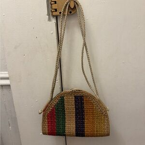 Vintage Woven Straw Bag